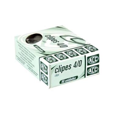 Imagem de Clipes 4/0 Galvanizado Aço 50 Unidades - ACC