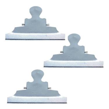 Imagem de Kit 03 Prendedores De Papel Zincado Pequeno 75mm - Cavia
