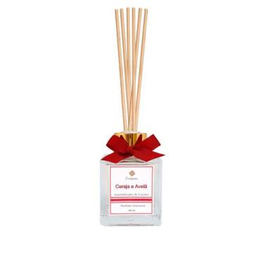 Imagem de Aromatizador de Varetas Cubo Vidro 100 ml Cereja e Avelã - Fresca Arom