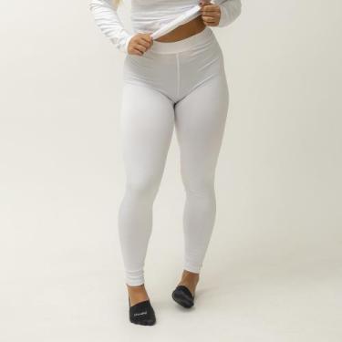 Imagem de Calça Térmica Feminina Segunda Pele Esportiva Compressão Com Proteção 
