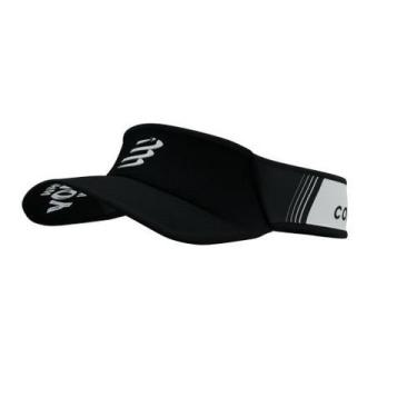 Imagem de Viseira Ultralight Preta/Branca - COMPRESSPORT                     