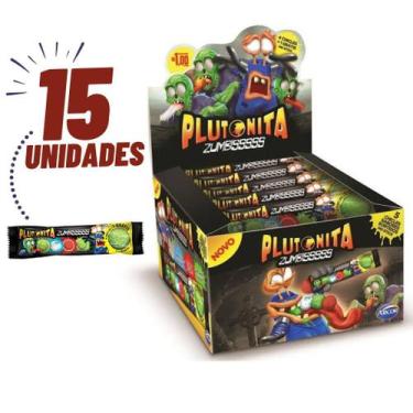 Imagem de Chiclete Plutonita Zumbis Display C/15 Unid - Arcor