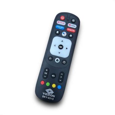 Imagem de Controle Remoto Para Smart Tv Vizzion 4K Android Br58gua Br32d1sa - LE