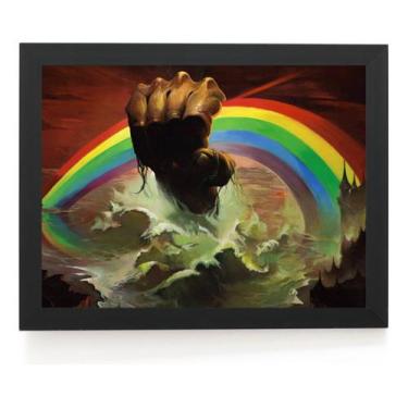 Imagem de Poster Com Moldura Rainbow Dio Classico Rock Quadro - Fanarte