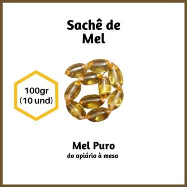 Imagem de Sachê em Mel - pacote com 100gr - Puro e Natural - Abeeiro