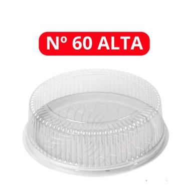 Imagem de Embalagem Para Bolo E Torta 60 Alta Redonda Unidade - EMBALAGEM BOLO