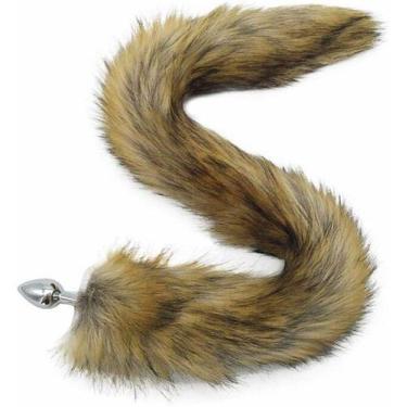 Imagem de Plug Anal com Cauda de Raposa Longa 44X2,8cm - Sexshop