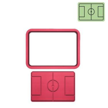 Imagem de Cortador Marcador Futebol Campo Quadra Jogo Cute - Doce Impresso, 6,0c