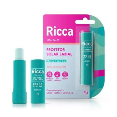 Imagem de Protetor solar labial menta ricca fps30 blister 3803