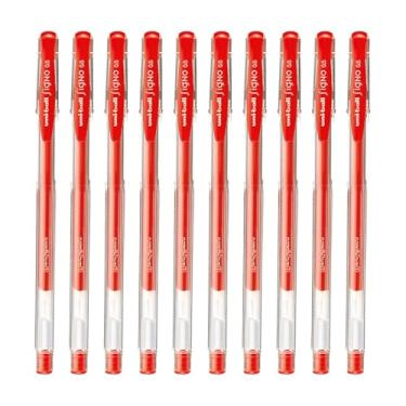 Imagem de Caneta esferográfica Mitsubishi Pencil Uni, padrão Signo, 0,5 mm, UM-100, vermelha, conjunto de 10, apoiada por UM100.15