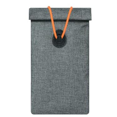Imagem de GEEDUD Bolsa Faraday para chaves de carro e smartphone, bolsa de bloqueio de sinal de chave, proteção antifurto para carro, WiFi/GSM/LTE/NFC/RFID/chaveiro com bloqueio de sinal (cinza)