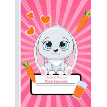 Imagem de Libreta caligrafia niños pauta Montessori 5 mm - Conejo: Cuaderno caligrafia con pauta MontessorI, Libreta caligrafia niños 5, 6, 7 años