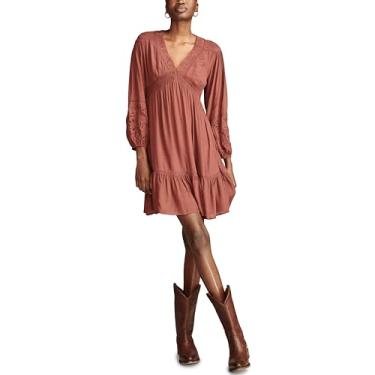 Imagem de Lucky Brand Mini manga comprida com corte explodido, Sable, P