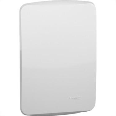 Imagem de Placa Schneider Miluz Branca 4X2 - Cega Com Suporte - S3B57200