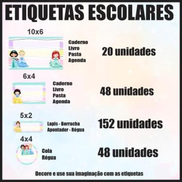Imagem de Etiqueta Adesiva Escolar em Vinil Tema Personagem STITCH - Dekal Decor