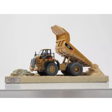 Imagem de Caminhão De Mineração Cat 770 1/50 WEATHERED SERIES, Amarelo