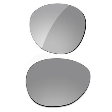 Imagem de LenzReborn Lente polarizada de substituição para óculos de sol RayBan Jackie Ohh II RB4098 60 mm - cinza prateado - espelhado polarizado