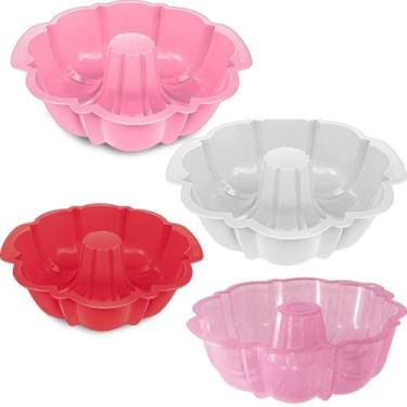 Imagem de Forma Pudinzeira Gelatina Manjar Plastico Microondas 1,8 Lts - Injetem