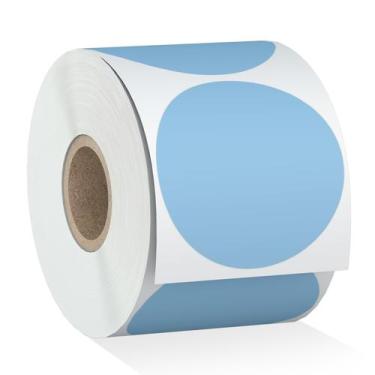 Imagem de Adesivos Térmicos Roll Misofuki 2 - 750 Etiquetas Circulares de 2 Pole