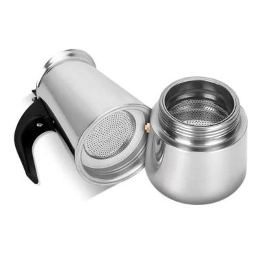 Imagem de Cafeteira Italiana Inox Premium 300ml 6 Xícaras De Café