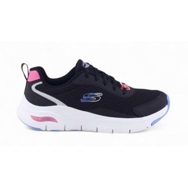 Imagem de Tênis Feminino Skechers Arch Fit 896327BR/BKMT cadarço A1r Cooled