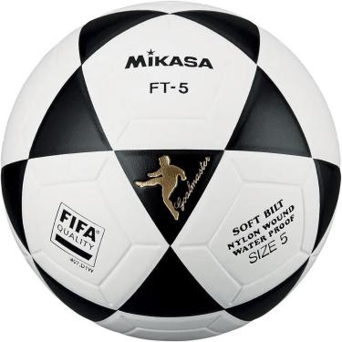Imagem de Bola Oficial De Futevolêi Mikasa FT-5 - Preto/Branco-Unissex