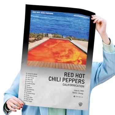Imagem de Poster Autoadesivo 40x60cm Californication, Poster de Rock, Spotify