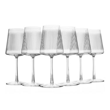 Imagem de Stölzle Lausitz Copos de vinho branco de cristal Soho Power (conjunto de 6) - Vidro durável de 382 g, sem chumbo, pode ser lavado na lava-louças - Utensílios de bar ideais para Chardonnay e vinhos