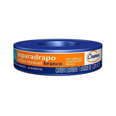 Imagem de Esparadrapo Branco Impermeável 1,2cm x 4,5m 1 Unidade Cremer
