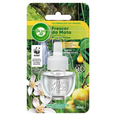 Imagem de ODORIZADOR DE AMBIENTE FRESCOR DA MATA BOM AR AIR WICK CELEBRAÇÃO DO BRASIL BLISTER 16ML REFIL