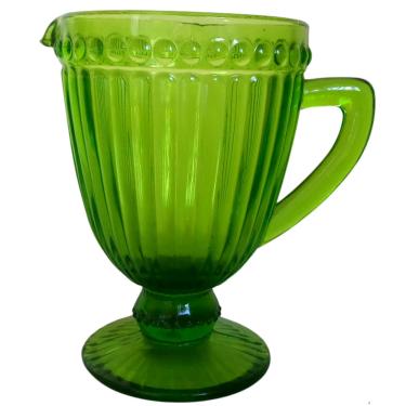 Imagem de Jarra de Vidro Temperado Verde Com Relevos 1,2L - Mart