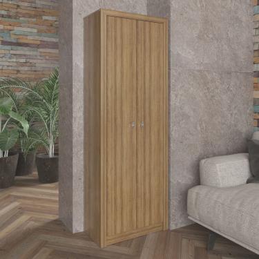 Imagem de Armário para Escritório 2 Portas ME4105 Tecno Mobili Amendoa