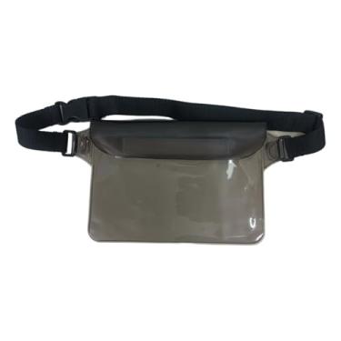 Imagem de Mochila à prova d'água, cintura de praia, natação, surf, mergulho, corrida na praia, ciclismo, unissex, preto, Bolsa de cintura à prova d'água