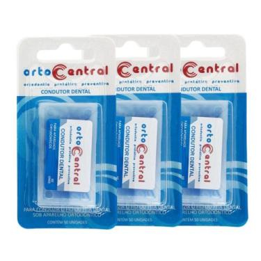 Imagem de Kit 3 Condutor De Fita e Fio Dental Passa Fio C/ 50 Unidades - Orto Ce