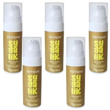 Imagem de 5 Sugalik Gel Vibrante Doce de Leite 15g  Excita e anima - Feitiços