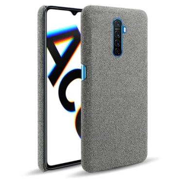 Imagem de Capa para OPPO X2 PRO,Capa desenhada em lona,Case Protetora Ultrafina com Empunhadura Macia,Design em Tecido Antichoque e Antiarranhões-Gray