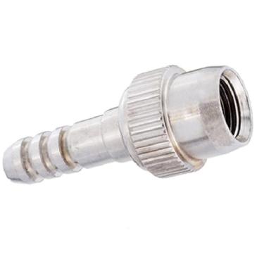 Imagem de Silca Mandril Schrader rosqueado | Farpa de mangueira de 1/10.2 cm, ajuste universal para a maioria das bombas manuais de bicicleta com mangueira de borracha