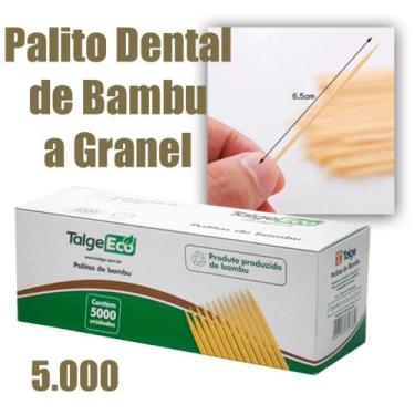 Imagem de PALITOS DENTAL PETISCO HIGIENICO TAGEL BAMBU ASIÁTICO com 5.000 unid -