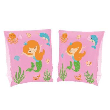Imagem de Boia de Braço Infantil Mor até 30kg  Tamanho 23x15cm, Sereia