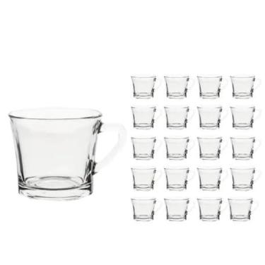 Imagem de Conjunto C/20 Xícaras De Chá Vidro 165ml