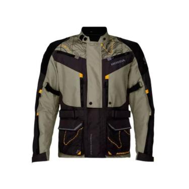 Imagem de Jaqueta Parka Adventure Genuína Honda Bege/Amarelo Tam M