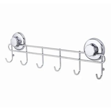 Imagem de Cabide Multiganchos Com Ventosa Aço Inox Avi/Mg Astra