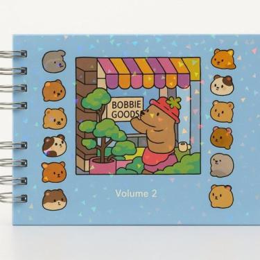 Imagem de Livro de Colorir Bob Gud Bobbie Goods Holográfica Caderno de Desenho P