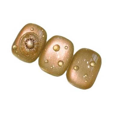 Imagem de Verde Rosa Azul Translúcido Olho De Gato Vidro Esfera Gel Esmalte 12ml