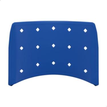 Imagem de Encosto Plástico Ergonômico Azul Bic para Cadeira Secretária – Conforto e Durabilidade Escritex