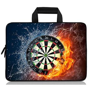 Imagem de HYUTOTA Bolsa para laptop 14 15 15.4 15.4 15,6 polegadas, bolsa de proteção para computador, capa de neoprene, capa de viagem macia para Dell, Lenovo, Toshiba, HP, Chromebook, ASUS Acer (Dart Fire)
