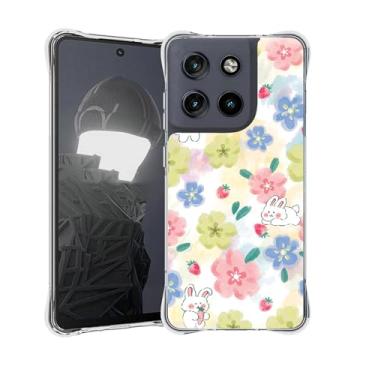 Imagem de jioeuinly Capa compatível com Motorola Moto G Stylus 5G 2025 [proteção espessa de silicone macio][efeito luminoso] YGH-SH