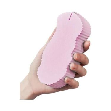 Imagem de Esponja Macia Purificador Corporal Esfoliante Escova De Banho Chuveiro