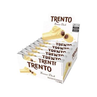 Imagem de Wafer Chocolate Trento Branco C/ 16Unid 464g