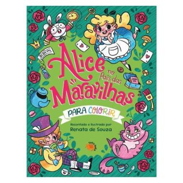 Imagem de Alice No País Das Maravilhas Para Colorir